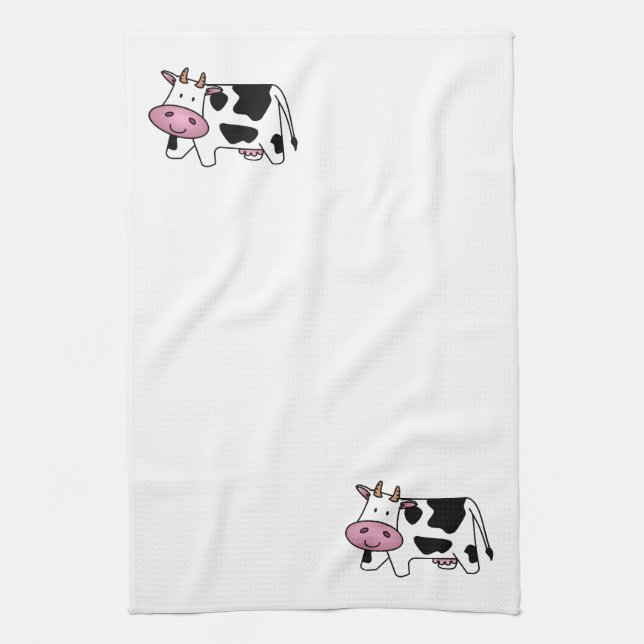 Linge De Cuisine Vache laitière mignonne (Vertical)