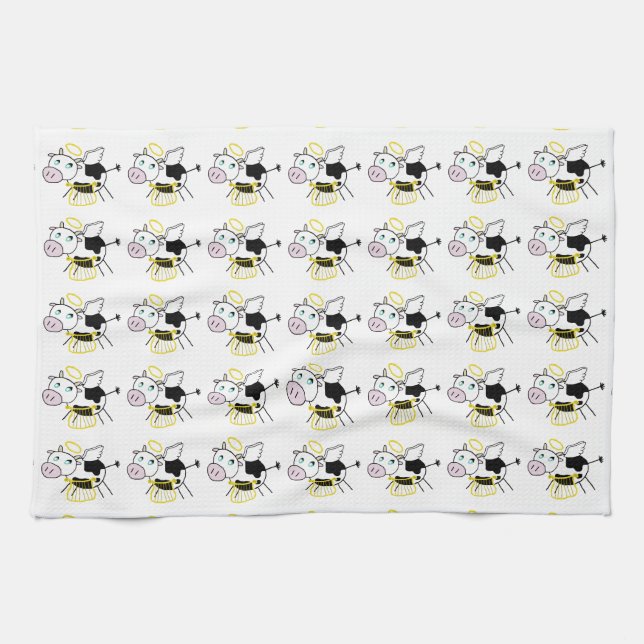 Linge De Cuisine Vache sainte (Horizontal)