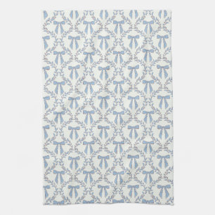 Linge De Cuisine Vaches Coquette Bleues, Trellis, Preppy