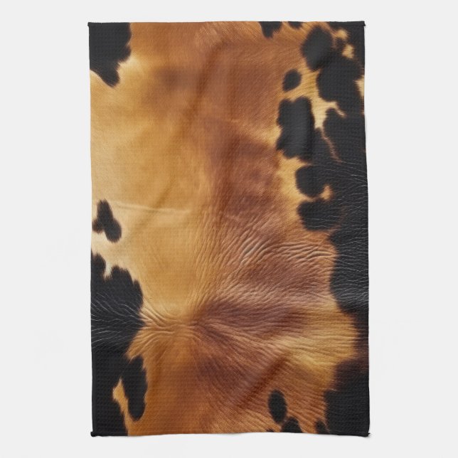 Linge De Cuisine Vachette noire Brown du sud-ouest (Vertical)