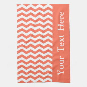 Linge De Cuisine Vague de corail Chevron du Queensland