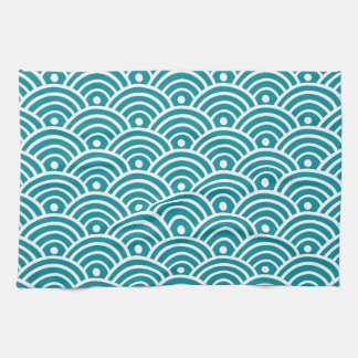 Linge De Cuisine Vague d'eau japonaise