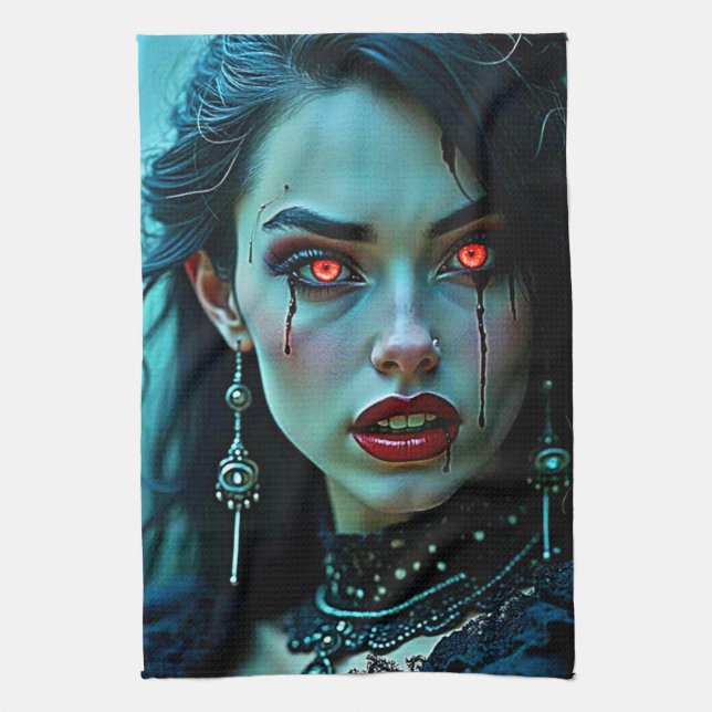 Linge De Cuisine Vampire Queen: Dark Allure Art (Vertical)