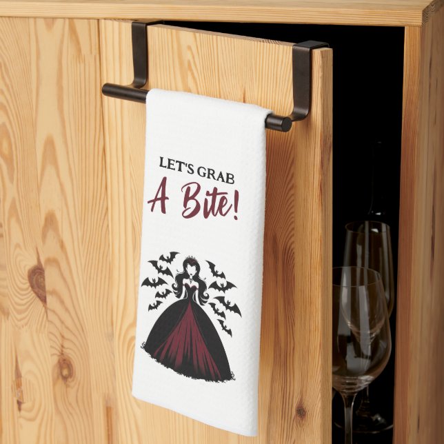 Linge De Cuisine Vampire Reine Halloween (Pliage en tiers)