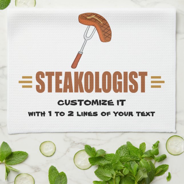 Linge De Cuisine Vapeur drôle (Plié)