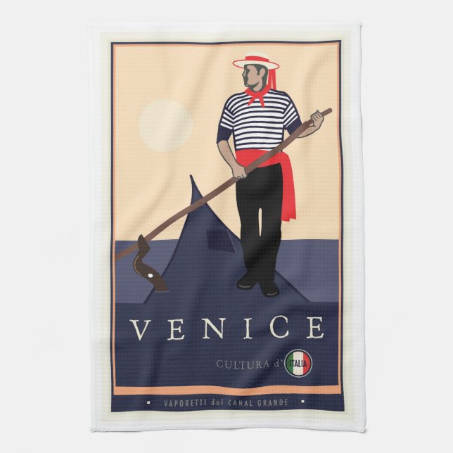 Linge De Cuisine Venise (Vertical)