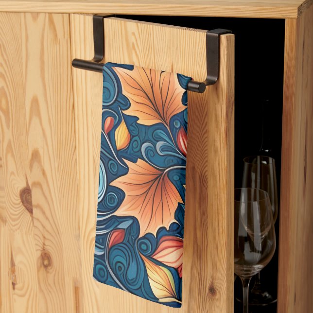 Linge De Cuisine Vents d'automne (Pliage en tiers)