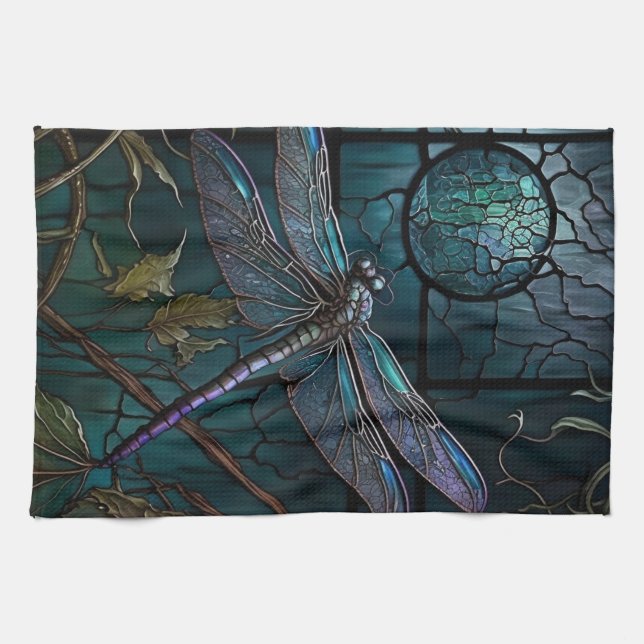 Linge De Cuisine Verre tendu Dragonfly Douche rideau (Horizontal)