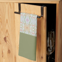 Vert avec motif floral