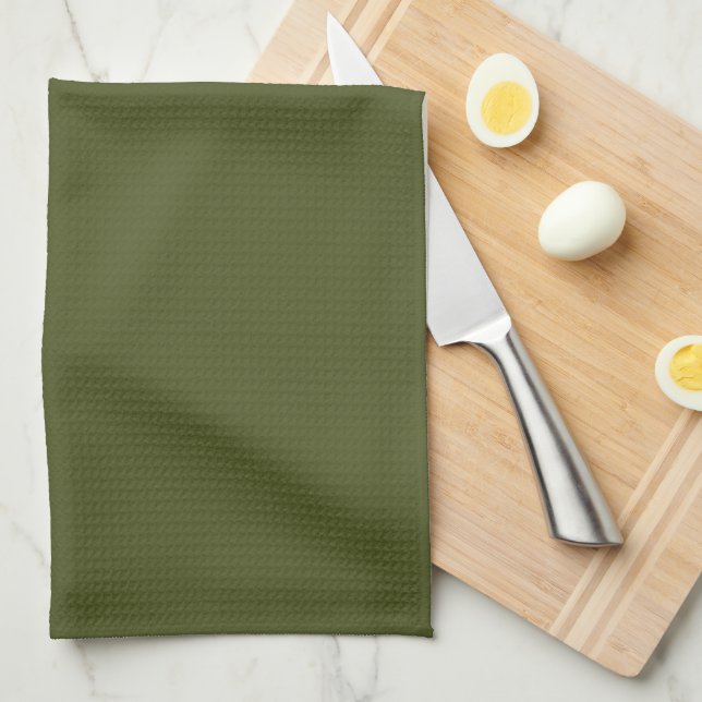Linge De Cuisine Vert de l'armée (Quart Plié)