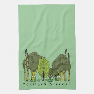 Linge De Cuisine Verts formels de collard
