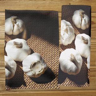 Linge De Cuisine Vêtements entiers Ail blanc