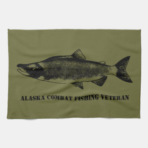 Linge De Cuisine Vétérinaire de la pêche de combat de l'Alaska