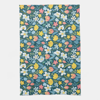 Linge De Cuisine Vibrant Floral Medley