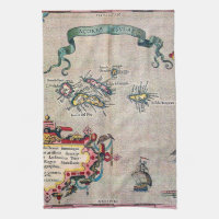 Vieille carte des Açores - exploration vintage de