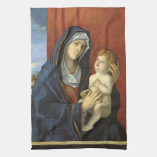 Linge De Cuisine Vierge à l'enfant par Giovanni Bellini