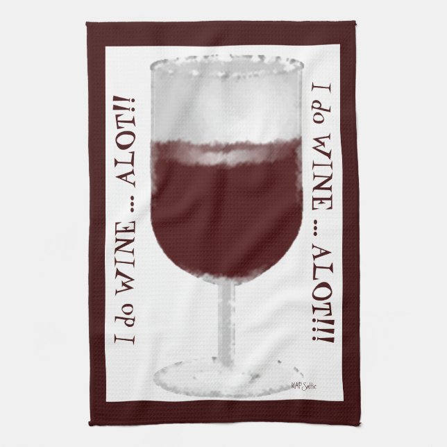 Linge De Cuisine Vin (Vertical)
