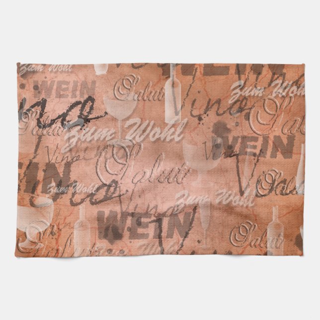Linge De Cuisine Vin (Horizontal)