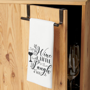 Linge De Cuisine Vin Drôle Un Peu Rire Beaucoup