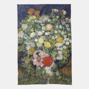 Linge De Cuisine Vincent van Gogh - Bouquet de fleurs dans un vase