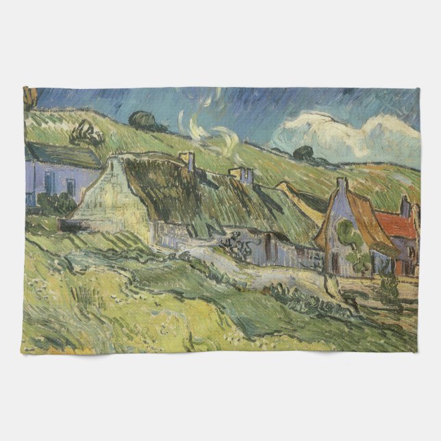 Linge De Cuisine Vincent van Gogh - Chalets à chaume (Horizontal)