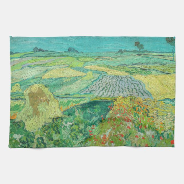Linge De Cuisine Vincent van Gogh - Champs de blé près d'Auvers (Horizontal)