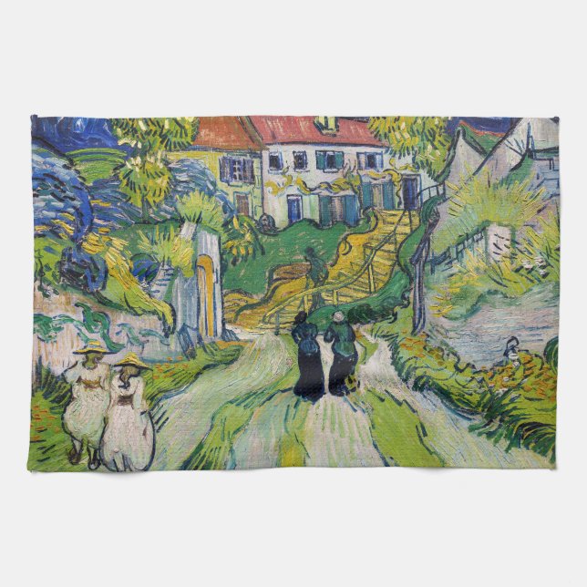 Linge De Cuisine Vincent van Gogh - Escalier à Auvers (Horizontal)