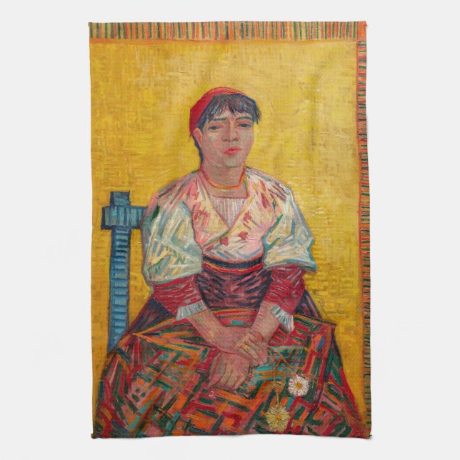 Linge De Cuisine Vincent Van Gogh - La femme italienne (Vertical)