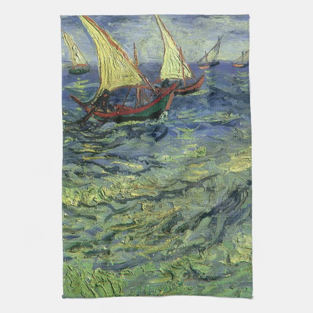 Linge De Cuisine Vincent van Gogh - La mer à Saintes Maries (Vertical)