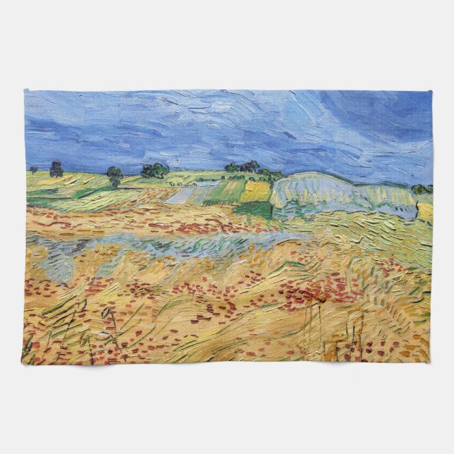 Linge De Cuisine Vincent van Gogh - Les champs / Plaine à Auvers (Horizontal)