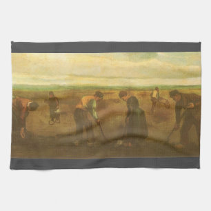 Linge De Cuisine Vincent van Gogh - Les paysans plantent des pommes
