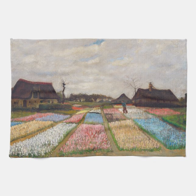 Linge De Cuisine Vincent van Gogh - Lits à fleurs en Hollande (Horizontal)