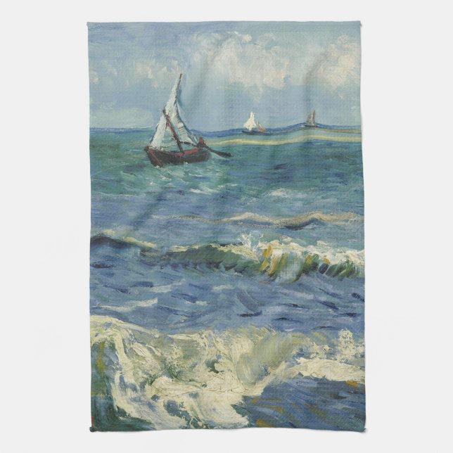 Linge De Cuisine Vincent van Gogh - Mer Près De Saintes Maries (Vertical)