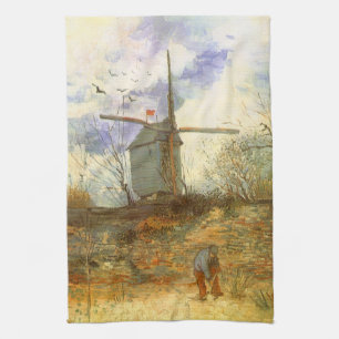 Linge De Cuisine Vincent van Gogh - Moulin de la Galette, le moulin