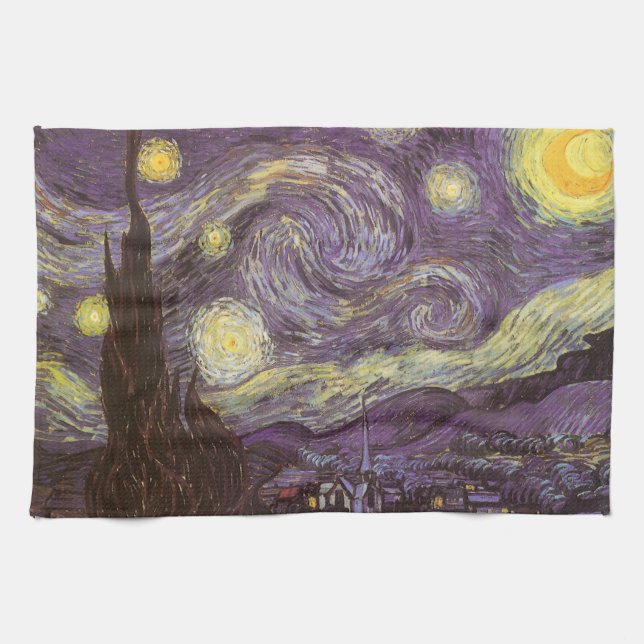 Linge De Cuisine Vincent van Gogh - Nuit étoilée (Horizontal)