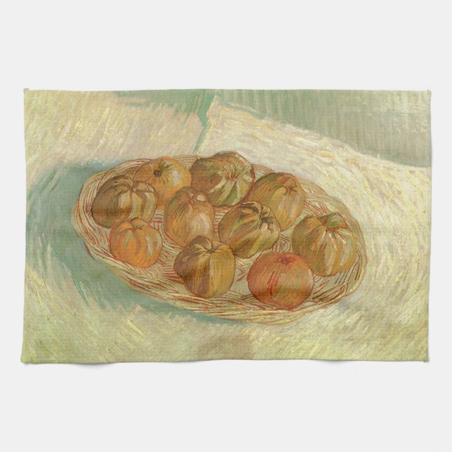 Linge De Cuisine Vincent van Gogh - Panier de pommes à vie continue (Horizontal)
