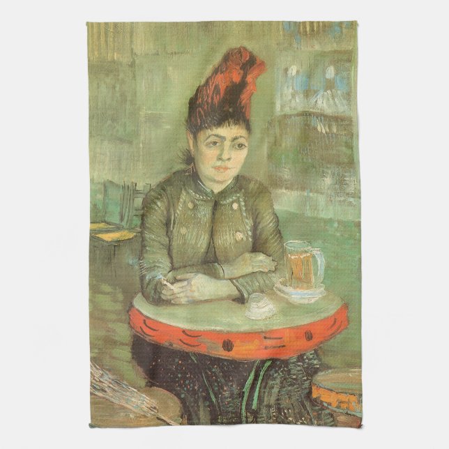 Linge De Cuisine Vincent van Gogh - Portrait d'Agostina Segatori (Vertical)