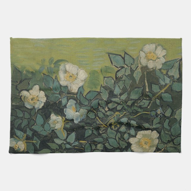 Linge De Cuisine Vincent van Gogh - Roses sauvages (Horizontal)