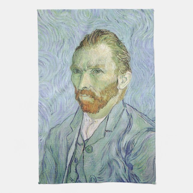 Linge De Cuisine Vincent van Gogh - Van Gogh Autoportrait en bleu (Vertical)