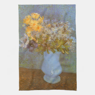Linge De Cuisine Vincent van Gogh Vase de Lilacs, Daisées, Anémones