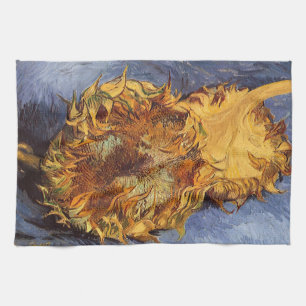 Linge De Cuisine Vincent van Gogh - Vie morte : Deux tournesols cou