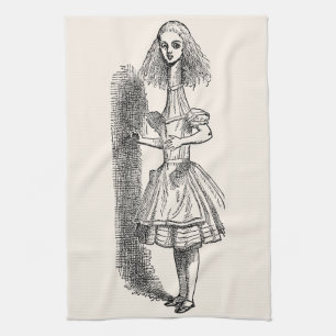 Linge De Cuisine Vintage Alice Adventures in Wonderland par Tenniel
