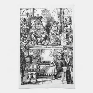 Linge De Cuisine Vintage Alice au pays des merveilles, Procès de la