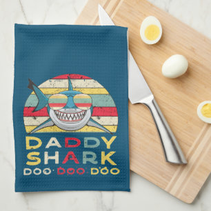 Linge De Cuisine Vintage Daddy Shark "Doo Doo Doo"