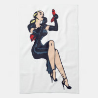 Vintage Joli Blonde Retro Glamor Girl Pinup