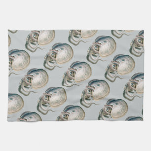 Linge De Cuisine Vintage Octopus Argonaut, Marine Life Animaux