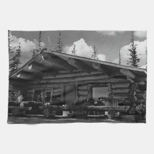 Linge De Cuisine Vintage USA Alaska Moderne cabine de bille d'Alask