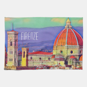 Linge De Cuisine Vintage voyage Florence Firenze Italie Eglise Duom