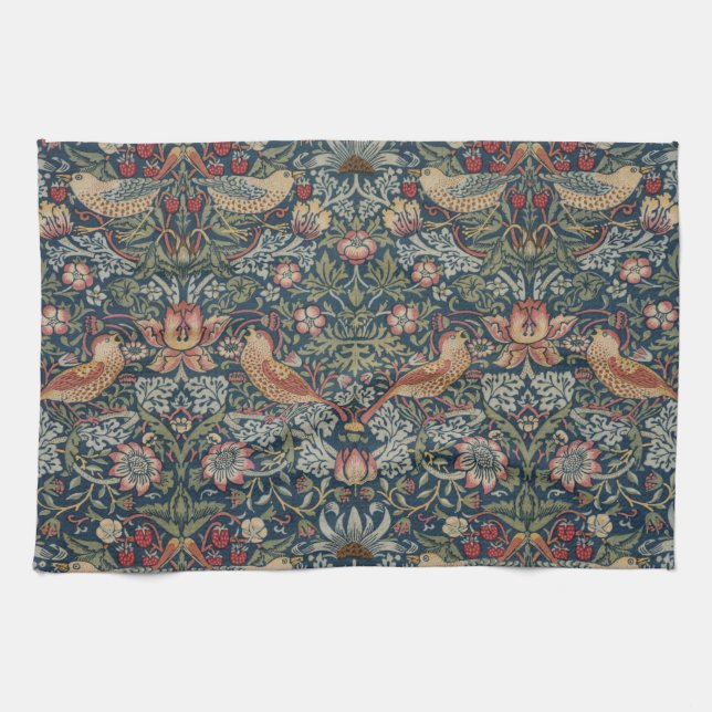 Linge De Cuisine Vintage William Morris Strawberry Thief (Horizontal)