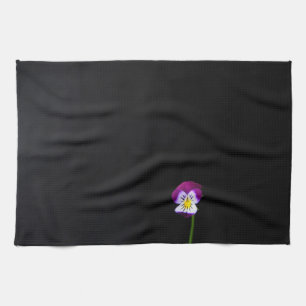 Linge De Cuisine Violet Fleur ktcna